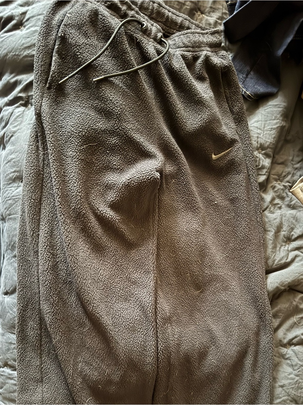 Nike Sherpa Wide Leg Sweatpants